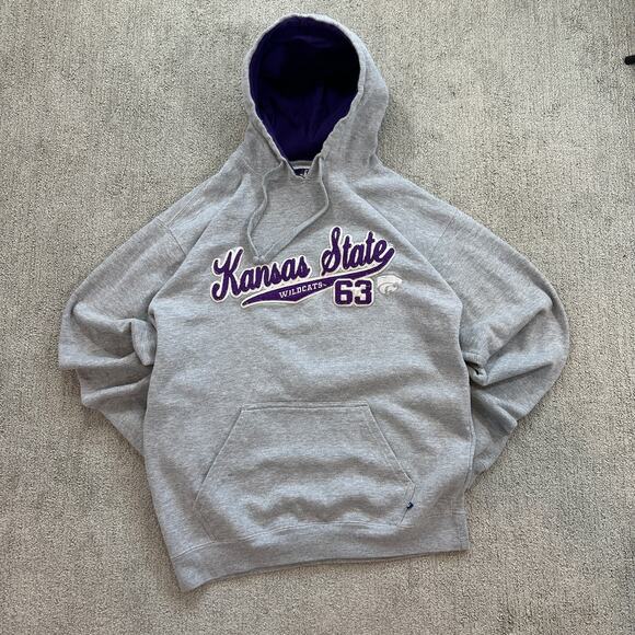 Gray Kansas State Hoodie - Picture 1 of 5